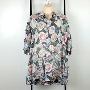 Reyn Spooner Vintage Hawaii Shirt Mens L Button Front Aloha Pocket